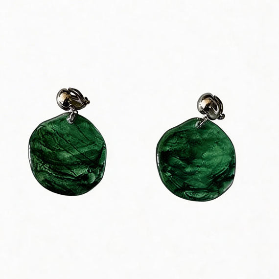 Fan-shaped Needle-free Clip-on Trendy Design Earrings