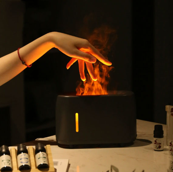 Flame humidifier Household heavy fog essential oil diffuser