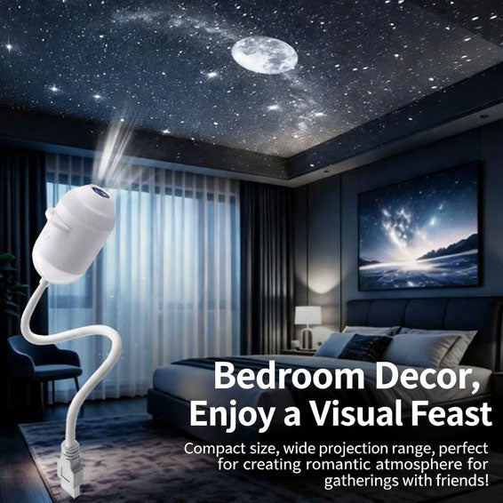 6-in-1 Premium Star Projector Night Light, Car & Bedroom Ambient Lamp