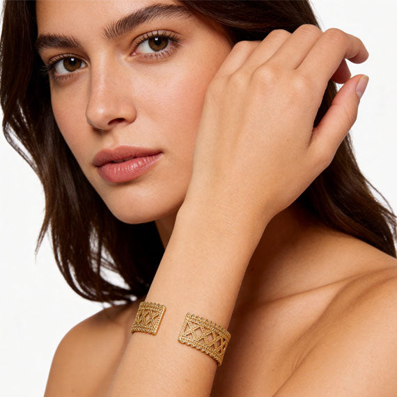 Lace Hollow Stripe Bracelet For Women