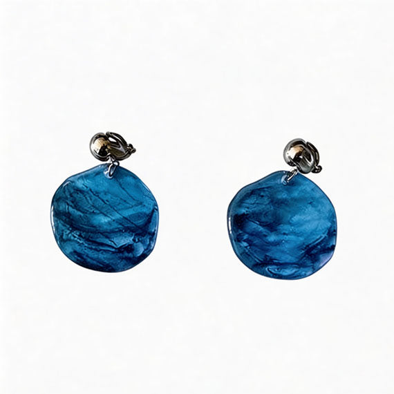 Fan-shaped Needle-free Clip-on Trendy Design Earrings