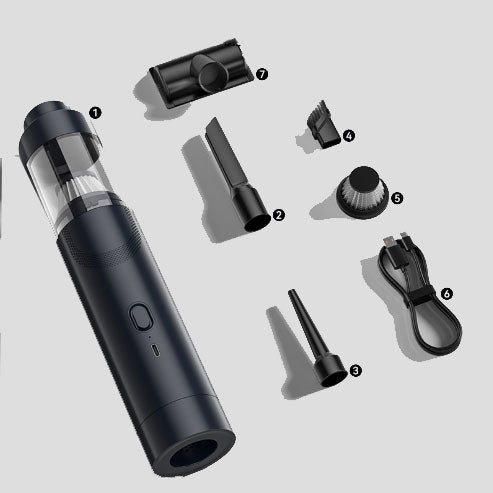 Portable vacuum cleaner vehicle-mounted household multifunctional blowing and inhaling integrated tool