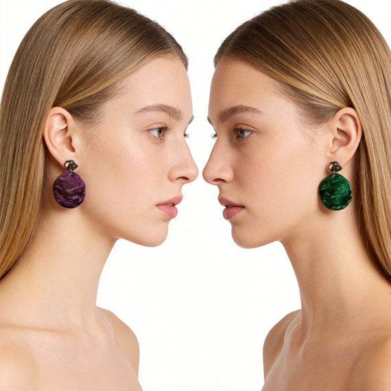 Fan-shaped Needle-free Clip-on Trendy Design Earrings