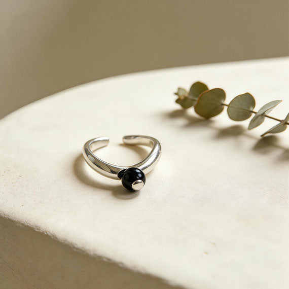 Colorful Glaze Open Adjustable Ring For Women