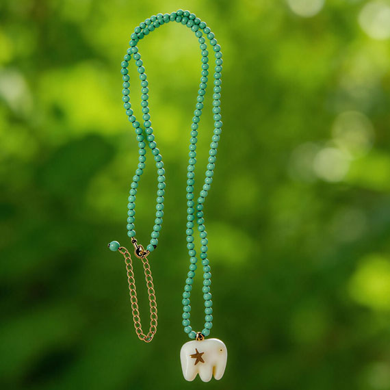 Bohemian Colorful Natural Stone Elephant Necklace for Women